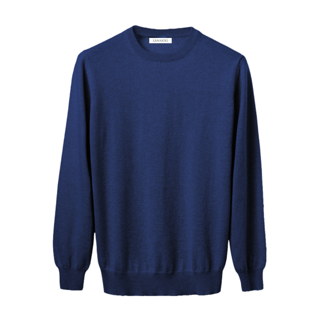 Cashmere Men's Crew Neck Sweater-1
